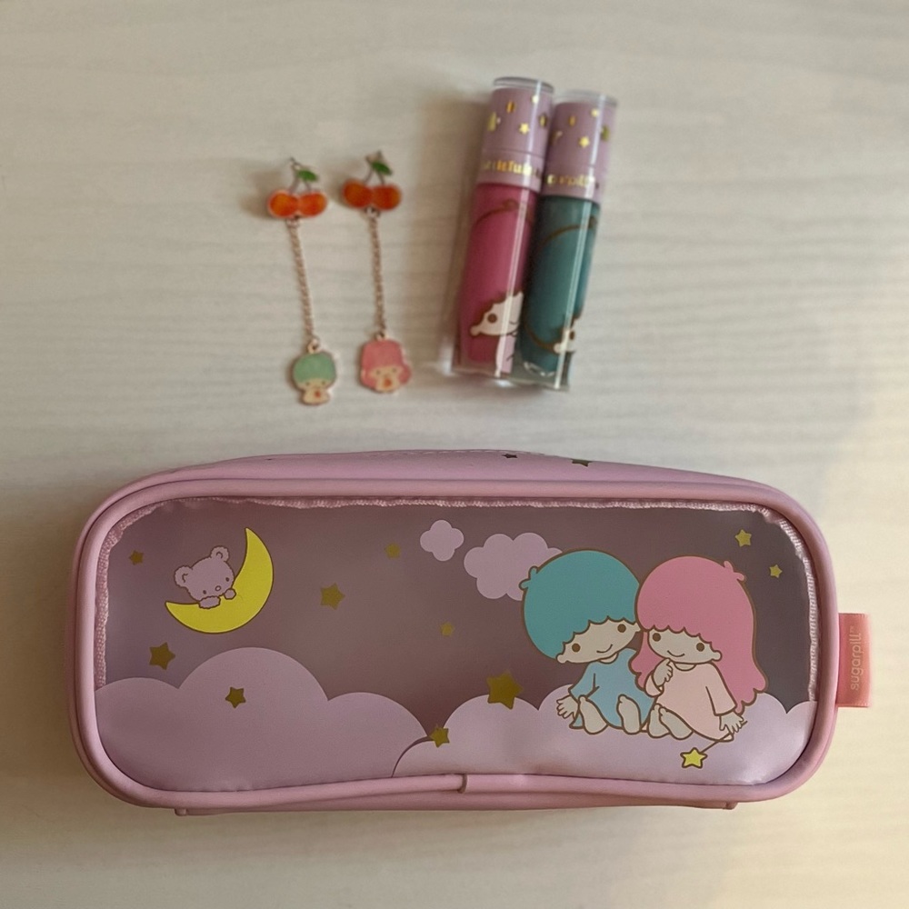 little twin stars x sugarpill lipstick set
